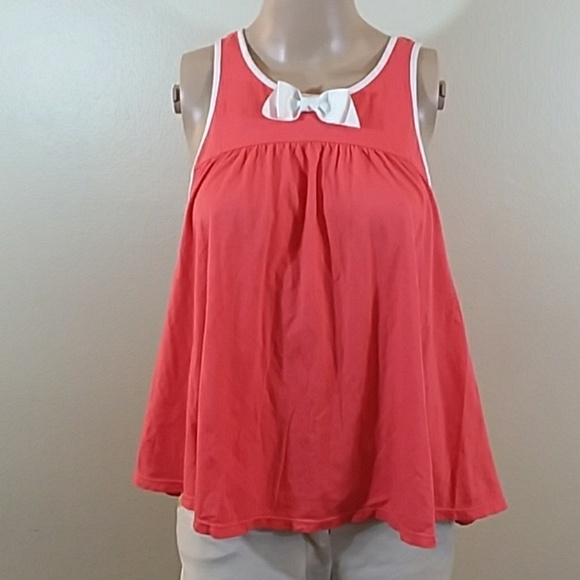 kate spade Tops - Kate Spade Front Bow Pajama Tank Top
